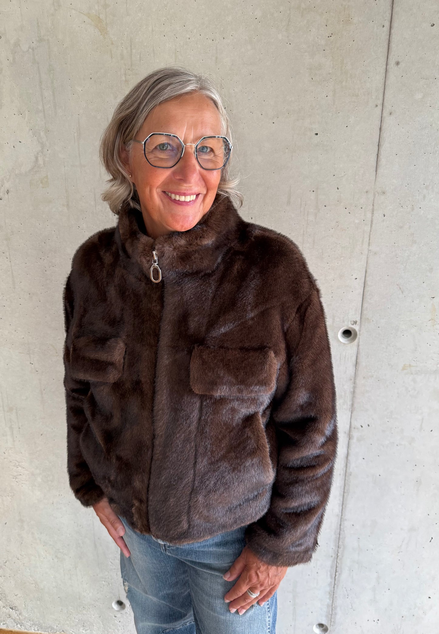 Jacke Fake Fur