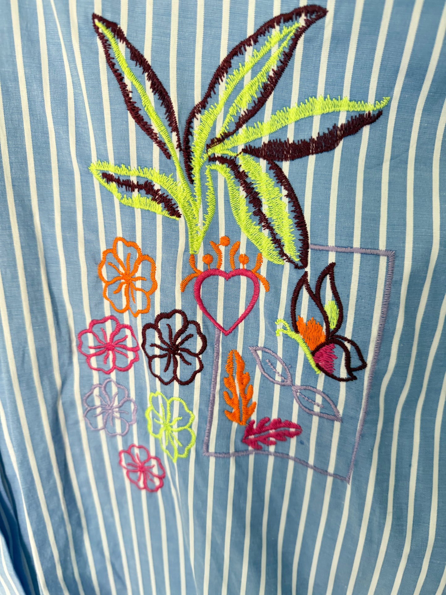Streifen Bluse Oversize