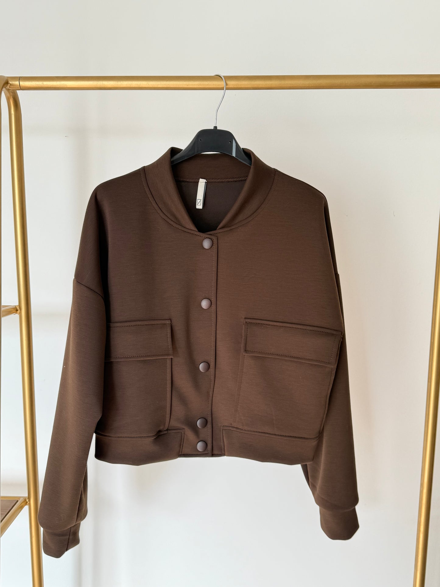 Kurzer Sweat-Blouson