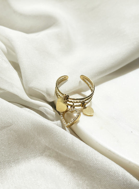 Ring mit Herzen