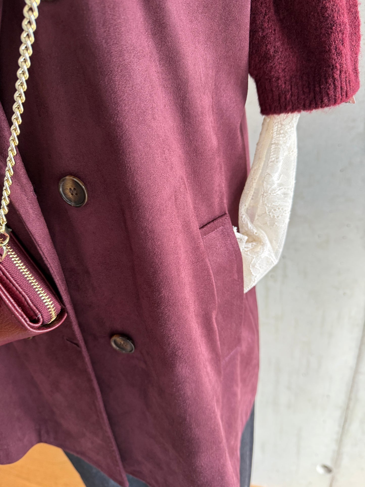 Weste Bordeaux