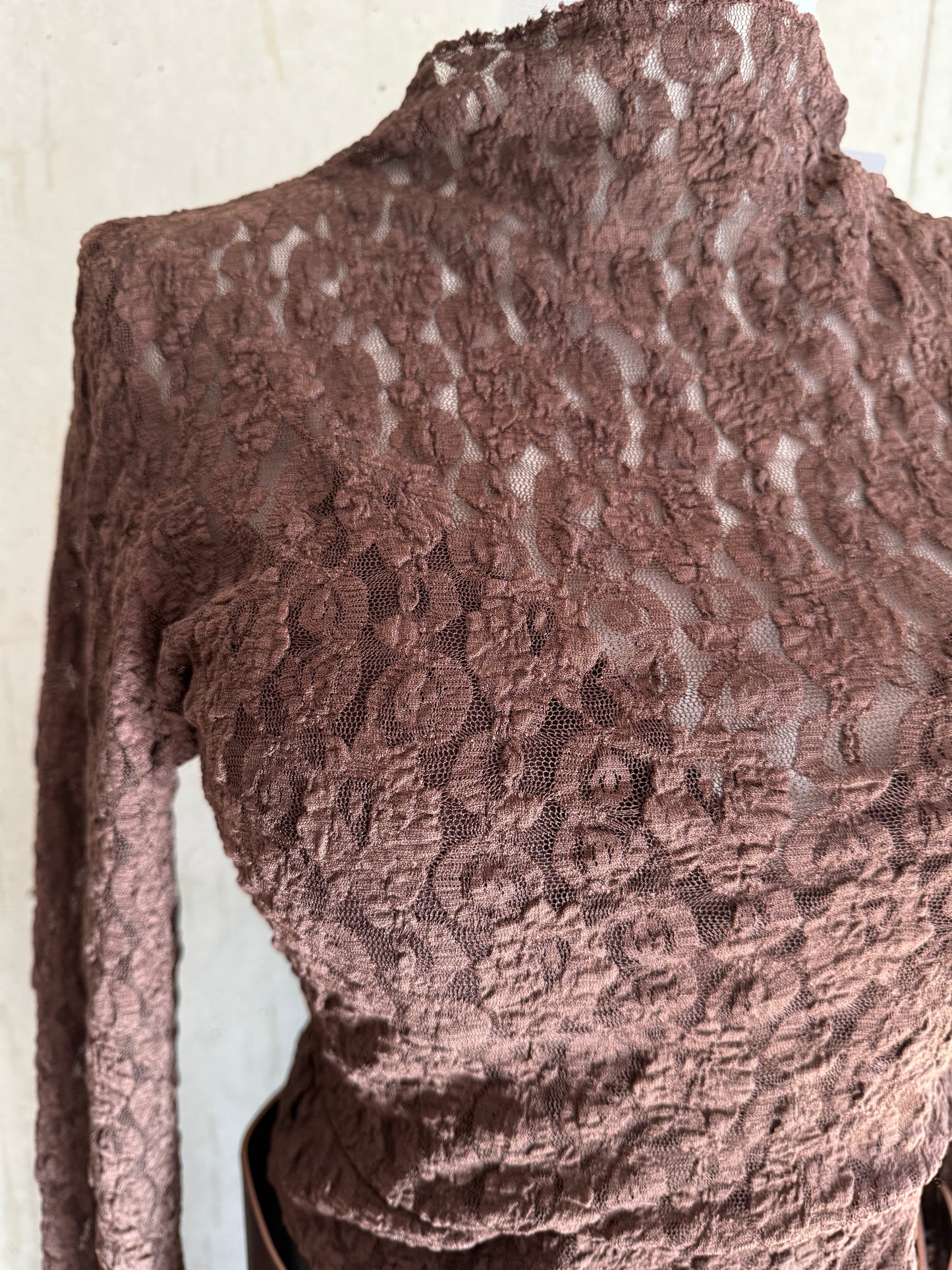 Spitzen Shirt mit Einsatz