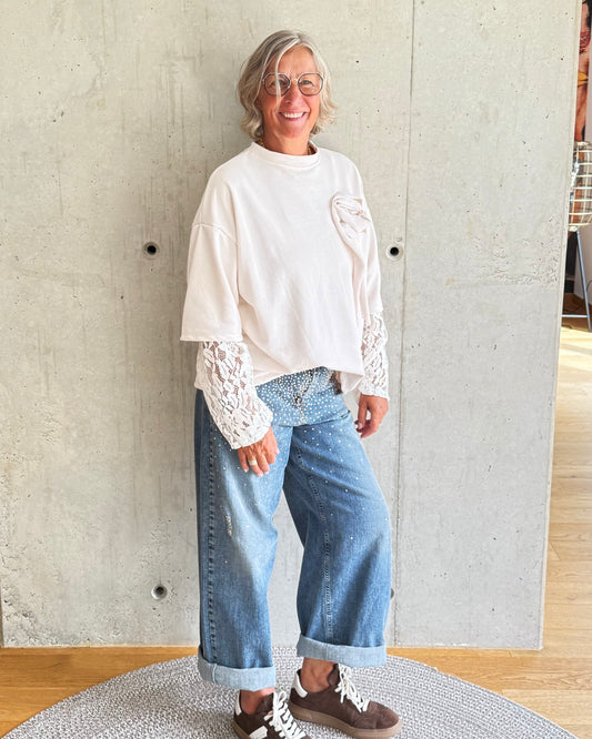 Sweatshirt Spitze