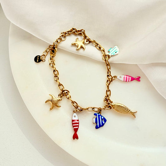 Armband Charme Fisch