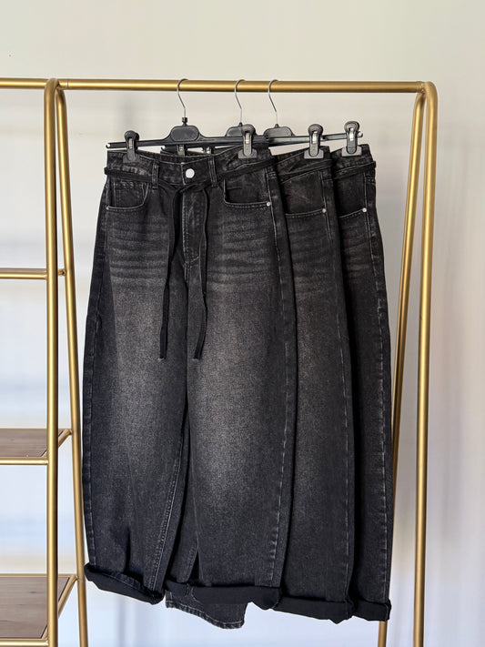 Jeans schwarz Ballon